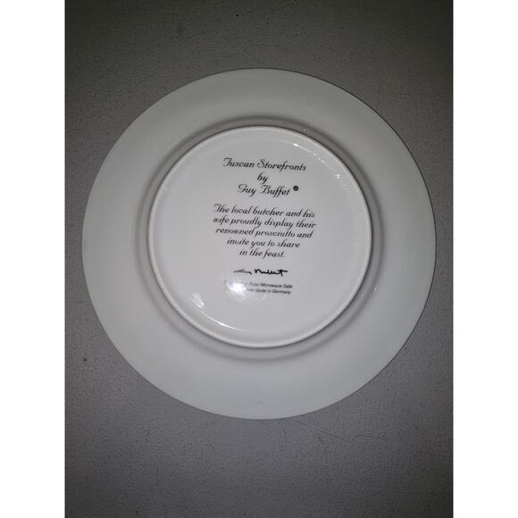 Tuscan Storefronts Guy Buffet 8" Local Butcher and Wife - Picture 2 of 2